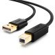 Ugreen 10350 câble USB 1,5 m USB 2.0 USB A USB B Noir