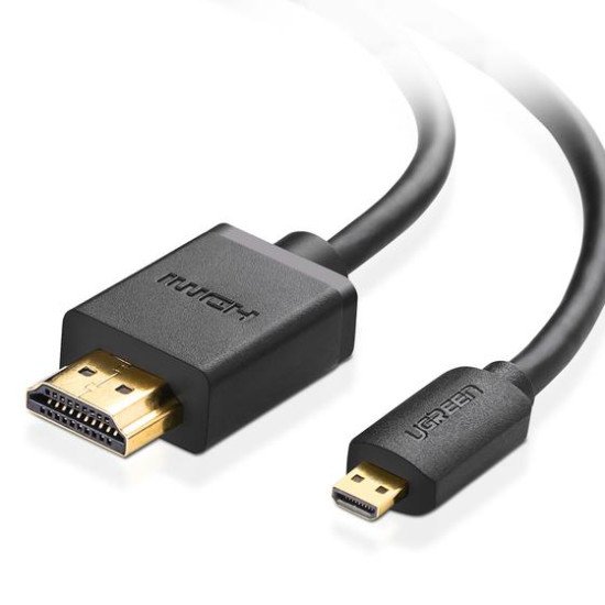 Ugreen 30104 câble HDMI 3 m HDMI Type D (Micro) HDMI Type A (Standard) Noir