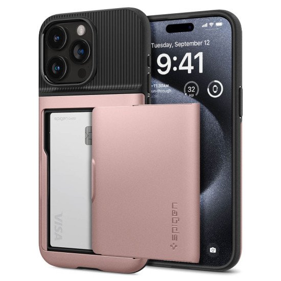 Spigen ACS06729 coque de protection pour téléphones portables 15,5 cm (6.1") Housse Or rose