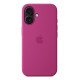 Apple Coque en silicone avec MagSafe pour iPhone 16 - Fuchsia