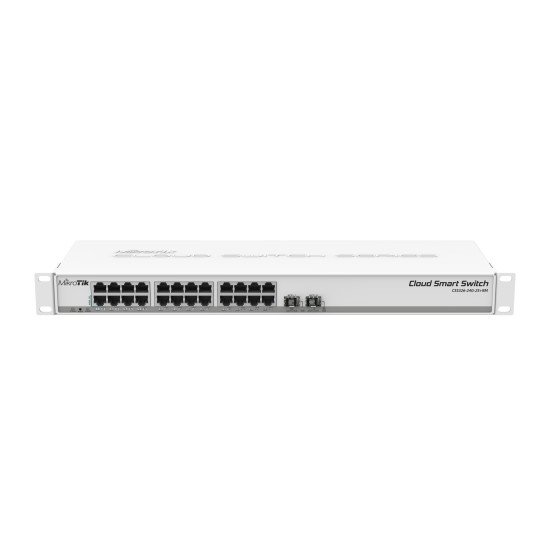 Mikrotik CSS326-24G-2S+RM commutateur réseau Géré Gigabit Ethernet (10/100/1000) Connexion Ethernet POE 1U Blanc