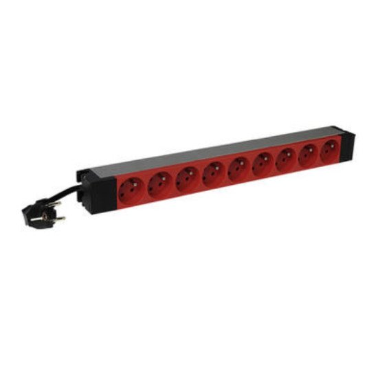 Legrand 646811 unité de distribution d'énergie 1U Noir, Rouge