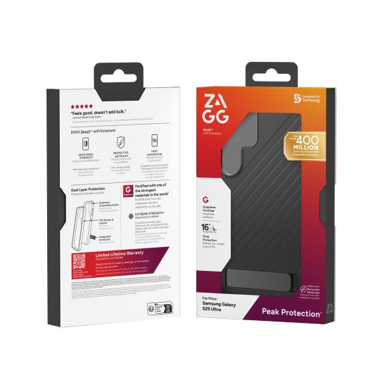 ZAGG Denali KS coque de protection pour téléphones portables 17,5 cm (6.9") Housse Noir