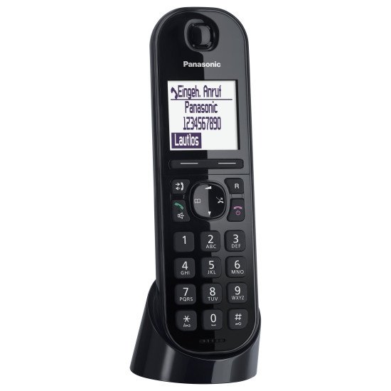 Panasonic KX-TGQ200 téléphone fixe Noir 4 lignes LCD