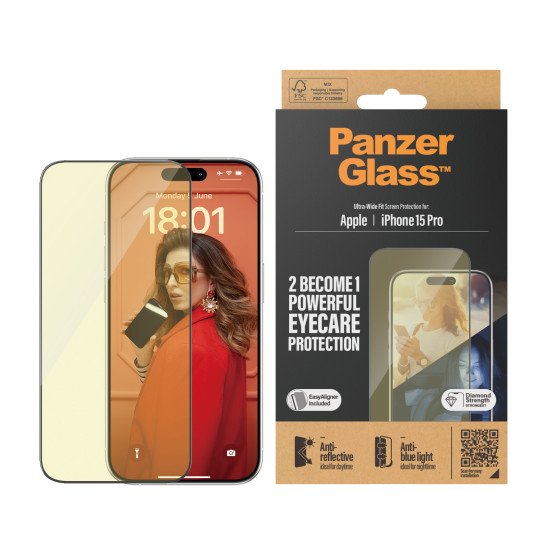 PanzerGlass UWF Anti Reflective & Bluelight Protection d'écran transparent Apple 1 pièce(s)