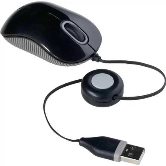 Mini souris optique filaire, style élégant USB portable ordinateur