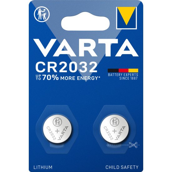 Varta 06032 Batterie à usage unique CR2032 Lithium