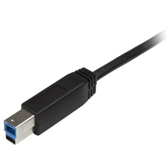 StarTech.com USB315CB2M câble USB 2 m 3.2 Gen 1 (3.1 Gen 1) USB C USB B Noir