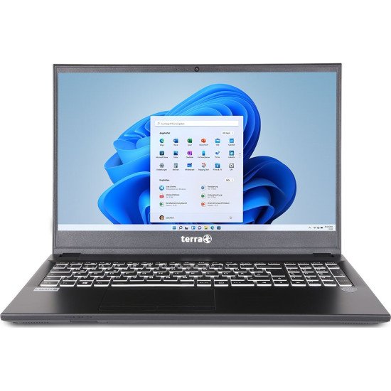 TERRA FR1220791 laptop Intel® Core™ i5 i5-1235U Ordinateur portable 39,6 cm (15.6") Full HD 8 Go DDR4-SDRAM 500 Go SSD Wi-Fi 6 (802.11ax) Windows 11 Home Noir