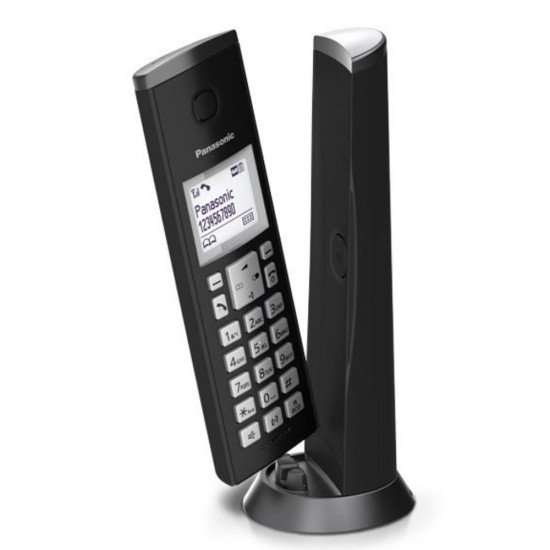 Panasonic KX-TGK220 Téléphone DECT Identification de l'appelant Noir