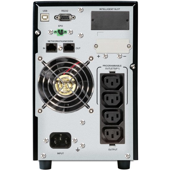 PowerWalker VFI 1000 CG PF1 Double-conversion (en ligne) 1 kVA 1000 W 4 sortie(s) CA