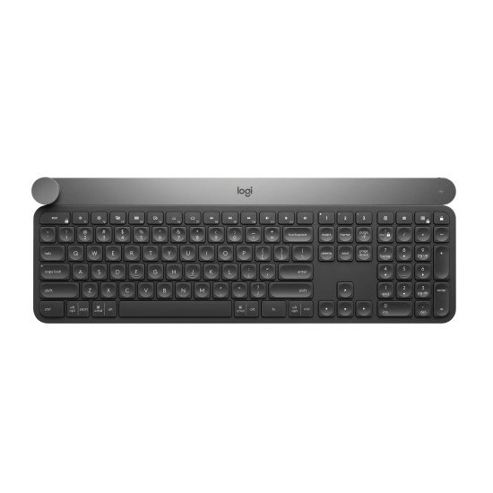 Logitech Craft clavier Wireless + Bluetooth QWERTY US Noir, Gris