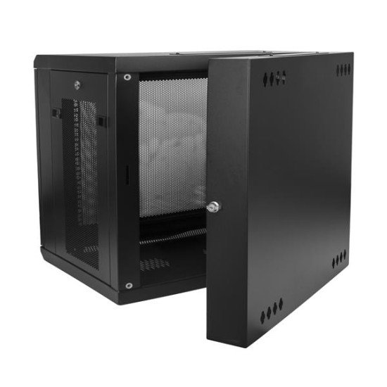 StarTech.com RK1224WALHM étagère 12U Rack monté sur le mur Noir