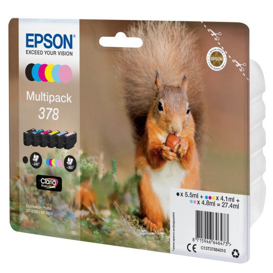 Epson Multipack 6-colours 378 Claria Photo HD Ink