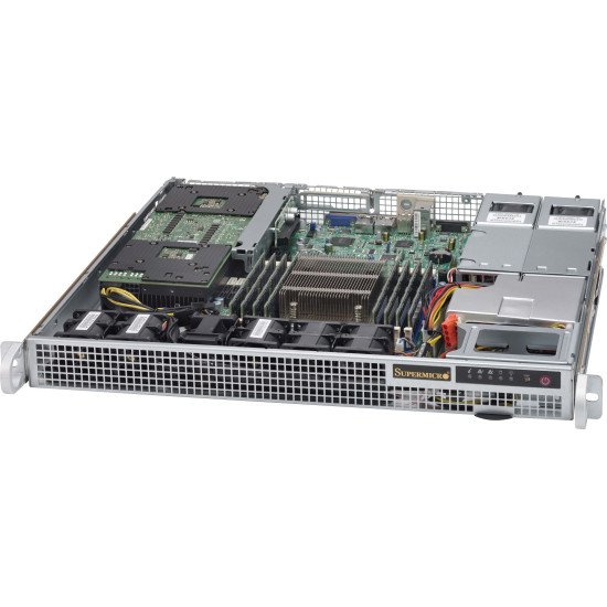 Supermicro SuperChassis 514-R407W Support Gris 400 W