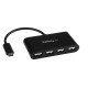 StarTech.com ST4200MINIC Hub 4 ports USB-C vers 4x USB-A - USB 2.0