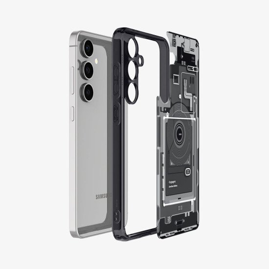 Spigen Ultra Hybrid Zero One coque de protection pour téléphones portables 17 cm (6.7") Housse Noir, Gris