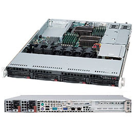 Supermicro SuperChassis 815TQC-R706WB2 Support Noir 750 W