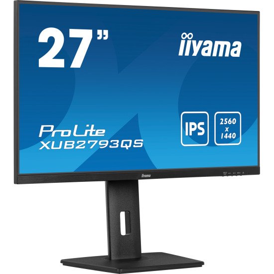 iiyama ProLite XU2793QS-B6 écran PC 54,6 cm (21.5") 2560 x 1440 pixels Full HD LED Noir