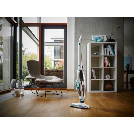 Leifheit PowerVac 2in1 Sans sac Noir, Bleu, Blanc