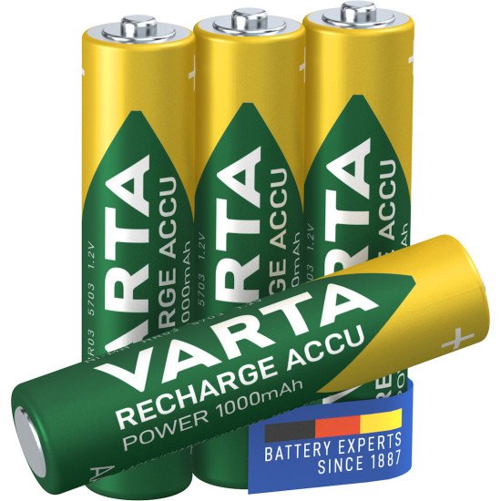 Varta 05703 Batterie rechargeable AAA Hybrides nickel-métal (NiMH)