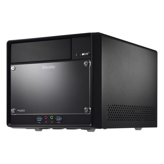 Shuttle XPC cube Barebone SH610R4 - S1700, Intel H610, 1x PCIe X16, 1x PCIe X1, 1x LAN,1x HDMI, 2x DP, 1x VGA 2x 3.5"