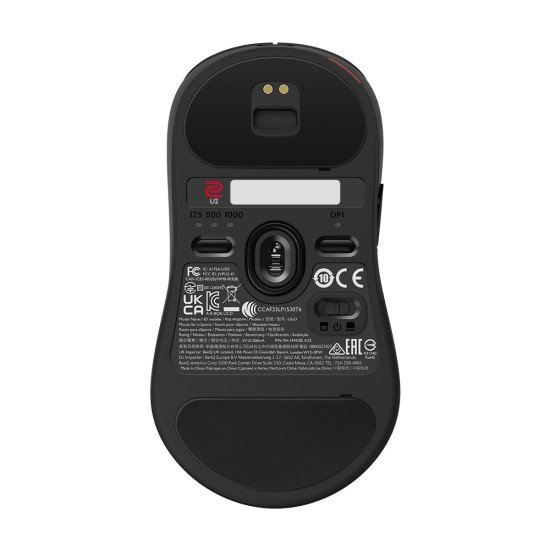 ZOWIE U2 souris Jouer Ambidextre RF sans fil Optique 3200 DPI