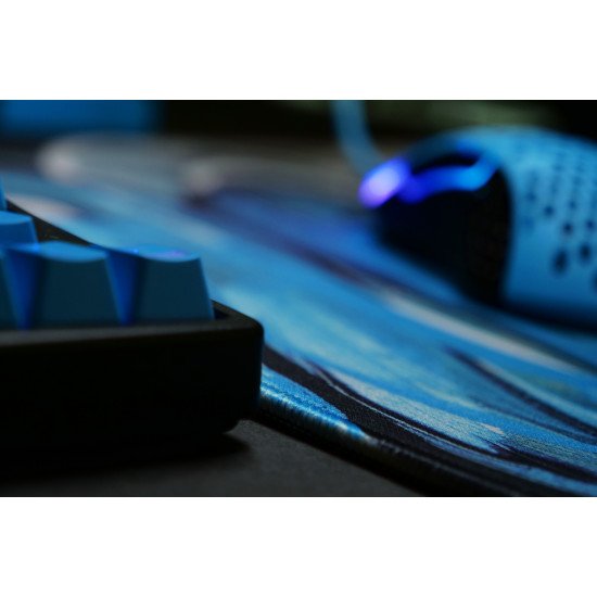 CHERRY XTRFY GP4 Tapis de souris de jeu Noir, Bleu, Gris