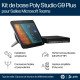 POLY Kit de base Studio G9 Plus pour Mini-PC IP HP Microsoft Teams avec TC10