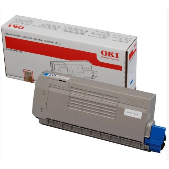 OKI Cyan Toner Cartridge Cartouche de toner Original