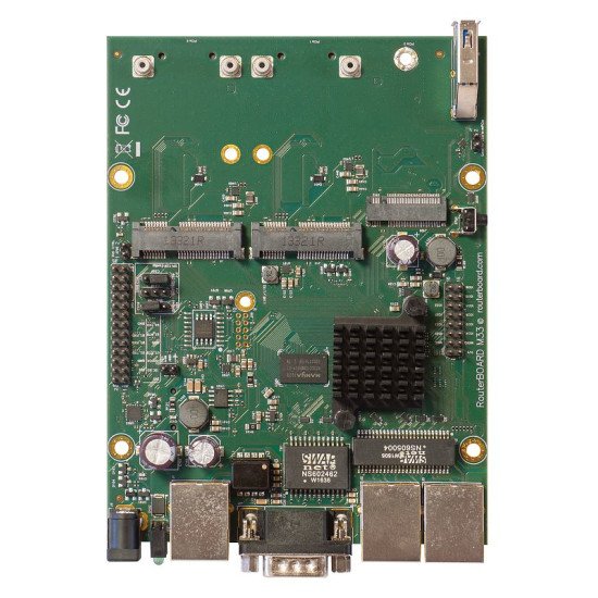 Mikrotik RBM33G Routeur connecté Noir, Vert, Gris