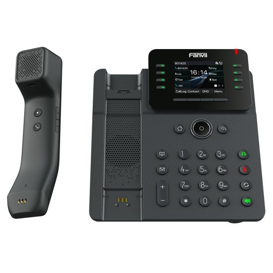 Fanvil V62 Pro téléphone fixe Noir 12 lignes LCD