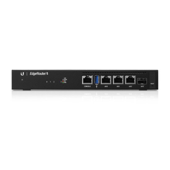 Ubiquiti EdgeRouter 4 Routeur connecté Gigabit Ethernet Noir