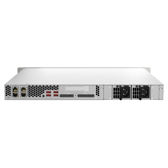 QNAP TS-h987XU-RP-E2334-16G NAS Rack (1 U) Intel Xeon E E-2334 16 Go DDR4 80 To QuTS hero Noir, Argent