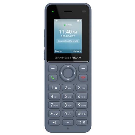 Grandstream Networks WP826 téléphone fixe Bleu 2 lignes TFT Wifi