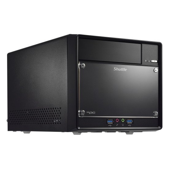 Shuttle XPC cube Barebone SH610R4 - S1700, Intel H610, 1x PCIe X16, 1x PCIe X1, 1x LAN,1x HDMI, 2x DP, 1x VGA 2x 3.5"