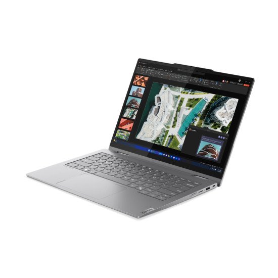 Lenovo ThinkBook 14 Intel Core Ultra 7 155U Hybride (2-en-1) 35,6 cm (14") Écran tactile WUXGA 16 Go DDR5-SDRAM 512 Go SSD Wi-Fi 6E (802.11ax) Windows 11 Pro Gris