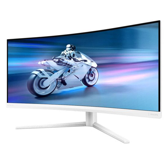 Philips 34M2C5501A/00 écran PC 86,4 cm (34") 3440 x 1440 pixels Wide Quad HD LCD Blanc