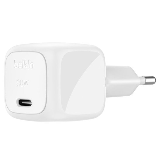 Belkin BoostCharge Ordinateur portable, Smartphone, Tablette Blanc Secteur Charge rapide Intérieure