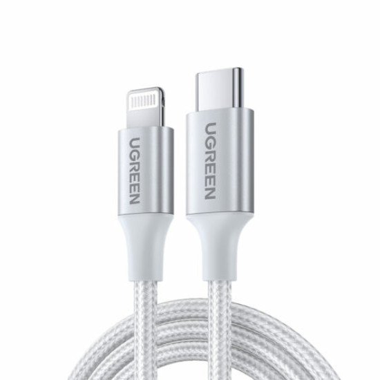 Ugreen 70523 câble Lightning 1 m Argent