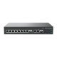 Grandstream Networks GCC6011 commutateur réseau Gigabit Ethernet (10/100/1000) Connexion Ethernet POE Noir, Argent