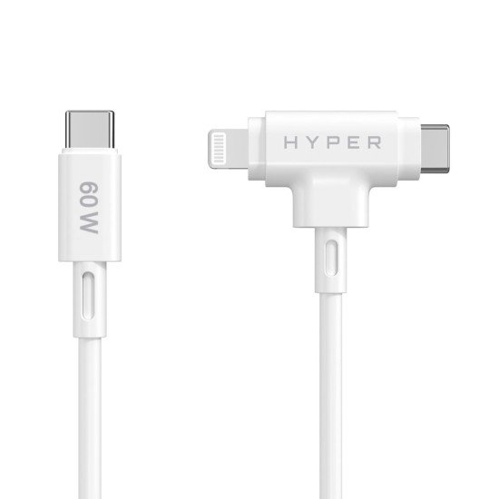 Targus HyperJuice câble USB USB 2.0 1,5 m USB C USB C/Lightning Blanc