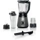 Bosch Serie 4 MMB6177S blender 1,5 L Mélangeur de table 1200 W Noir, Argent