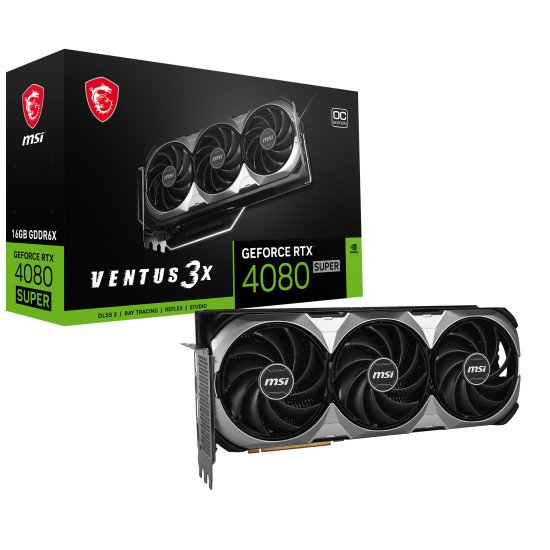 MSI VENTUS GeForce RTX 4080 SUPER 16G 3X OC NVIDIA 16 Go GDDR6X