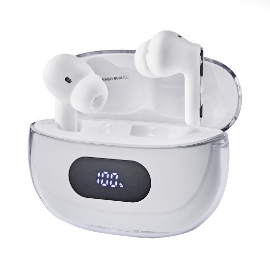 Intenso T312AE Écouteurs True Wireless Stereo (TWS) Ecouteurs Appels/Musique/Sport/Au quotidien USB Type-C Bluetooth Blanc