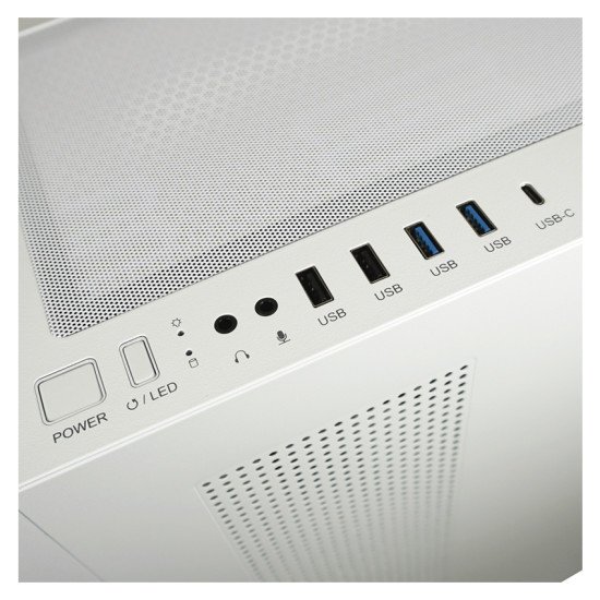 LC-Power LC-7041B-ON Midi Tower Blanc