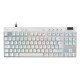 Logitech G PRO X TKL RAPID clavier Jouer USB AZERTY Français Blanc