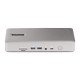 StarTech.com Station d'Accueil Thunderbolt 4 pour Écrans Multiples, Docking Station/Dock pour Quadruples/Triples/Doubles Écrans - 2x HDMI/2x DisplayPort, Hub 7x USB, Ethernet 2.5Gb, Power Delivery 98W