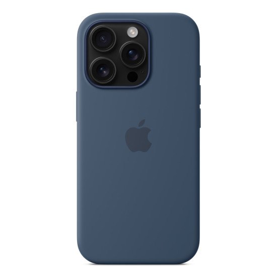 Apple Coque en silicone avec MagSafe pour iPhone 16 Pro - Denim