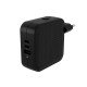 HYPER HJ1003BKWWGL chargeur d'appareils mobiles Ordinateur portable, Smartphone, Tablette Noir Secteur Charge rapide Intérieure